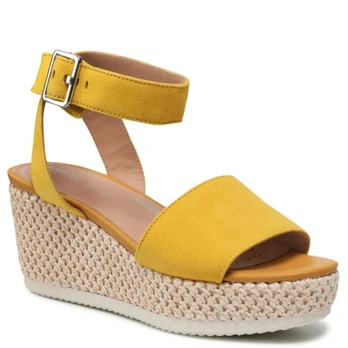 Basutės moterims, Geltona, LIPARI SANDALS