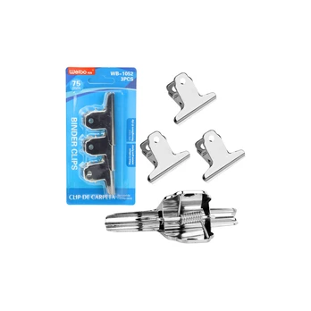 Lean Set of 3 Metal Paper Clips 75mm