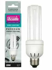 Arcadia Bird lemputė Compact 20W 12 % UV-B