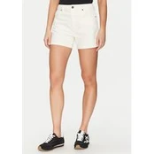 Guess Jeans Medžiaginiai šortai W5GD0S D5M62 Balta Regular Fit