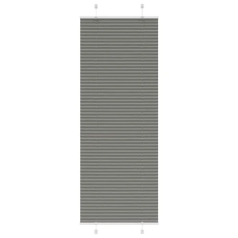 Plisuotas roletas antracitas 80x200 cm audinio plotis 79,4 cm