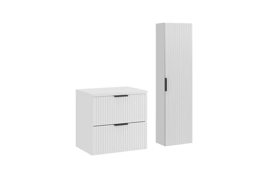 Vonios baldų komplektas COMAD ADW B WHITE 60 cm, balta