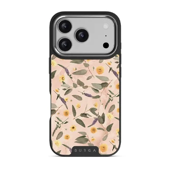 Sunday Brunch - Flowers iPhone 17 Pro Case, Elite Dark (MagSafe) / Silver