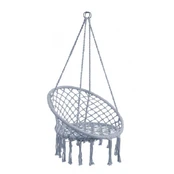 Sėdimas hamakas-sūpynės Boho, 82 cm, pilkas kaina