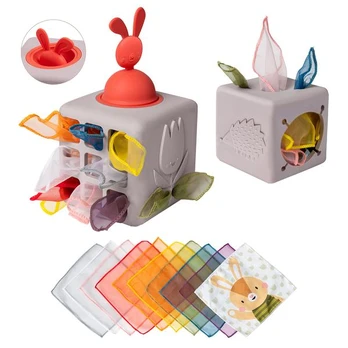 Taf Toys Box s šátky Bunny
