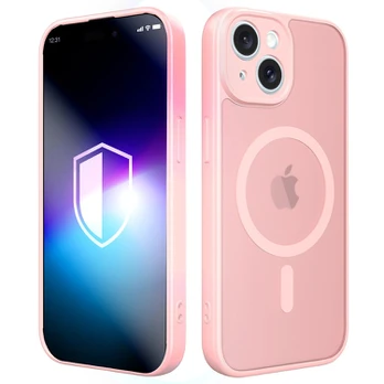 Dėklas 3MK Misty MagCase do Apple iPhone 14 rožinis