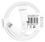 Laidas, Apple Lightning/USB-C, 1 m, balta kaina