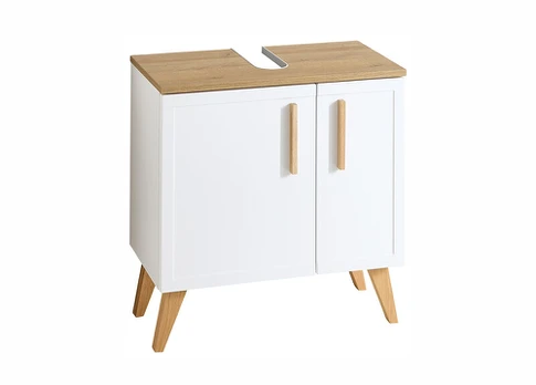 Praustuvo spintelė Pelipal 383 matinė balta / ąžuolas