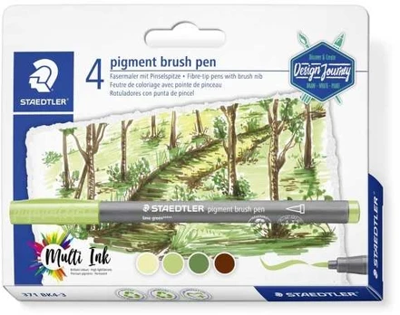 STAEDTLER "Design Journey" Forest Colors Set 4-teilig retail