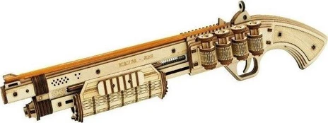 Konstruktorius Robotime Terminator M870, 3D dėlionė, 14 m.+