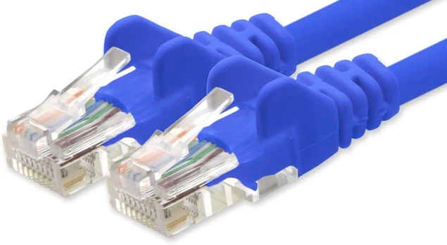 1Attackde Cat6 tinklo kabelis 1000 Mbit/s, mėlynas, 1x