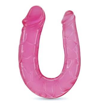 Pink DOUBLE TROUBLE DOUBLE DILDO CRUSHIOUS Rožinis