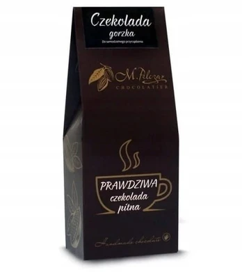 M.Pelczar Chocolatier Tikras juodasis geriamasis šokoladas 200 g