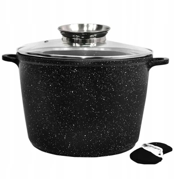 Brunbeste marmorinis aukštas puodas 24cm / 6.2l