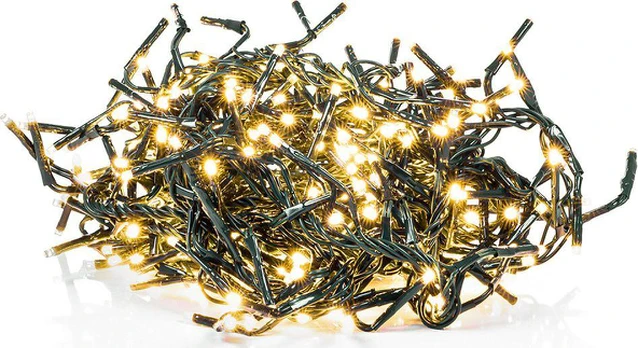 Kalėdų žiburiai Retlux 600 LED balta, šilta