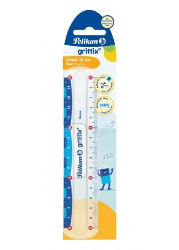 Liniuotė 15cm GRIFFIX bls