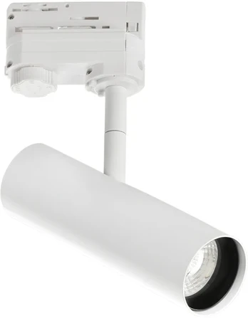 7W LED trifazis bėginis šviestuvas ROCKET, baltas, CCT