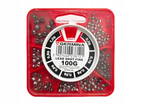 Svareliai LEAD SHOT Germina, 100g