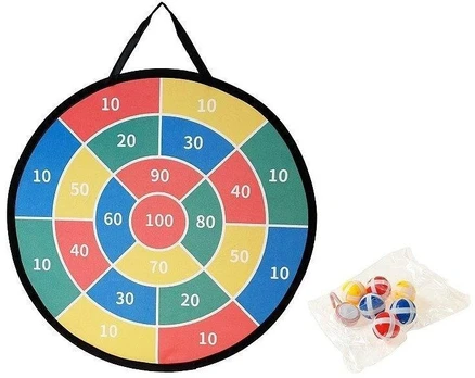 Adar velcro target with balls