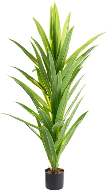 Beliani Dirbtinis augalas DRACAENA TREE 150 cm žalias