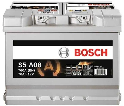 Akumuliatorius Bosch 70Ah 760A (S5A08) AGM