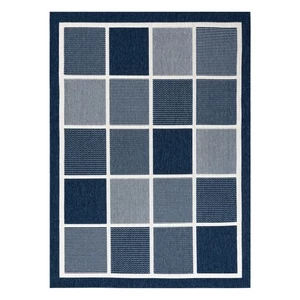 Kilimas vidaus Hakano Wink Squares, mėlynas, 150 cm x 80 cm