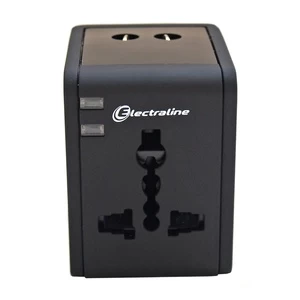 Electraline 70015 Ac Travel Adapter + Usb Charger