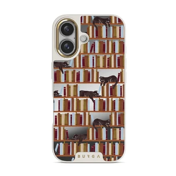 Ex Libris - iPhone 16 Case, Elite Mirror Light (MagSafe) / Gold