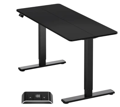DESK MOTORISED/BLACK WDT221E-B ONKRON