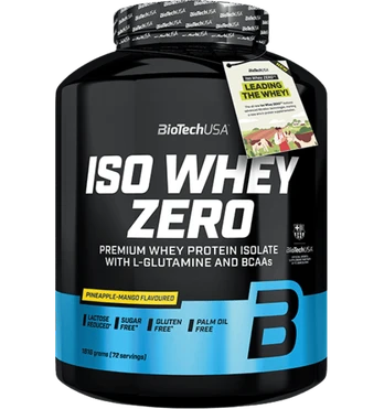 BioTech Iso Whey Zero, Pineapple-Mango, 1816 g