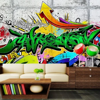 Artgeist Lipnus fototapetas - Urban Graffiti 196x140