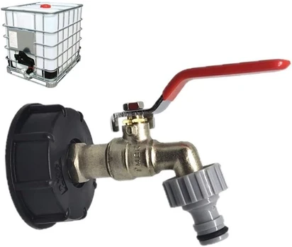 Išleidimo čiaupas IBC talpai 1/2"
