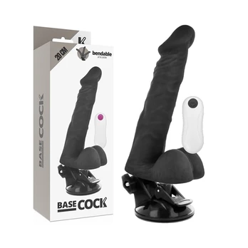 Dildo BASECOCK REALISTIC VIBRATOR 20 cm