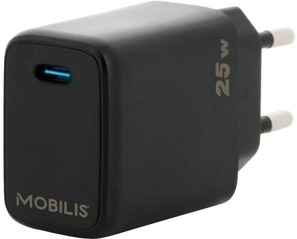 Mobilis Sieninis įkroviklis 25 W, 1 USB-C, birių jungčių