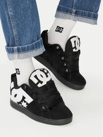 DC Shoes Laisvalaikio batai EO-COURT GRAFFIK PUFF DC04304001 Juoda
