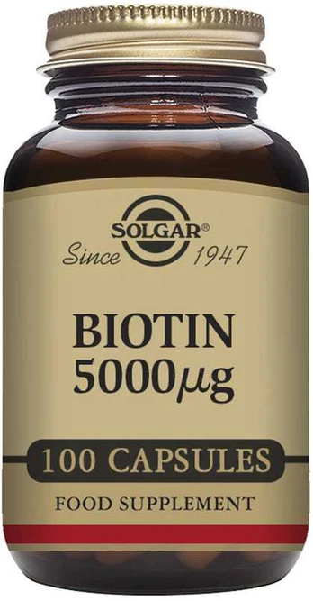 Solgar BIOTIN 5000 µg 100 tablets