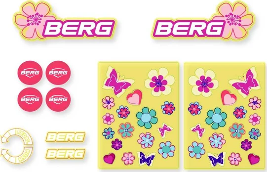 Berg Buzzy 2-in-1 - Sticker set Bloom
