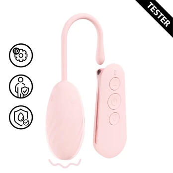 Loveline Felicite Paris Collection Pink Egg Vibrator 10-Function Tester