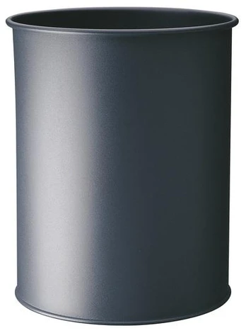Durable DURABLE Papierkorb Metall rund 15 Liter Metallic sidabrinis