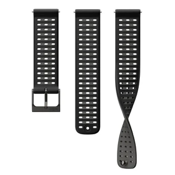 SUUNTO 22 ATH9 SILICONE STRAP BLACK S+M Sportinis laikrodžio dirželis