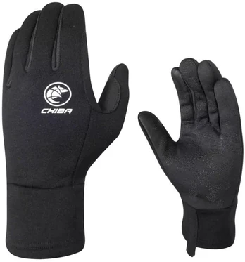 CHIBA POLARFLEECE Juodos Pirštinės L