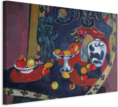 Artgeist Paveikslas - Henri Matisse – Still Life with Fruit and Bronze Statuette