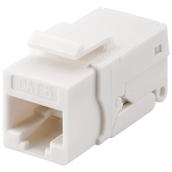 Goobay 95742 Keystone module RJ45 CAT 6, UTP, 250 MHz, baltas