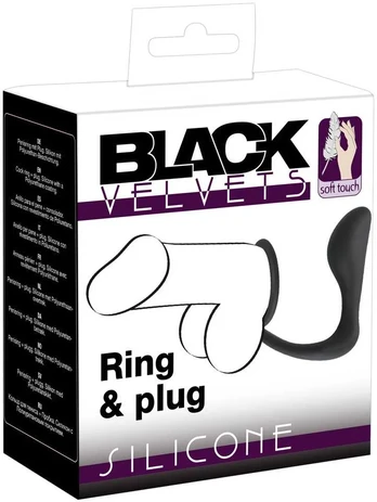 Black Velvets Ring & Plug Analinis kaištis