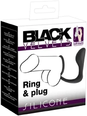 Black Velvets Ring & Plug Analinis kaištis kaina