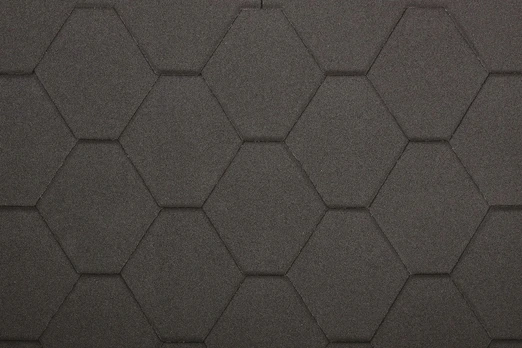 Bituminis lakštas Timbela Hexagonal Rock, juoda