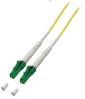 helos LWL Patchkabel LC-APC/LC-APC Simplex G652D, 9/125µm OS2 gelb 4,0m