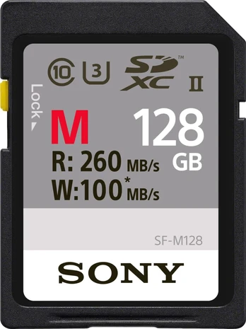 Sony memory card SDXC 128GB M-Series UHS-II