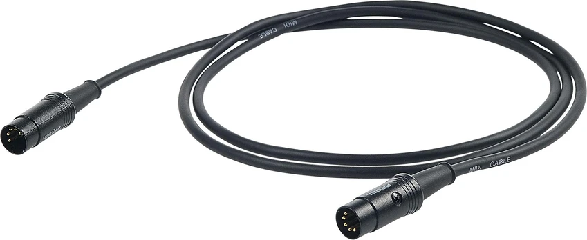 PROEL MIDI laidas, 3m, juodas