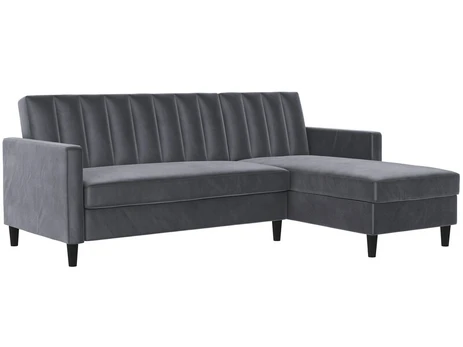 Trivietė sofa-lova Dorel Home Celine, pilka
